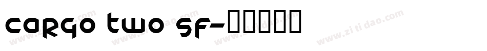 Cargo Two SF字体转换